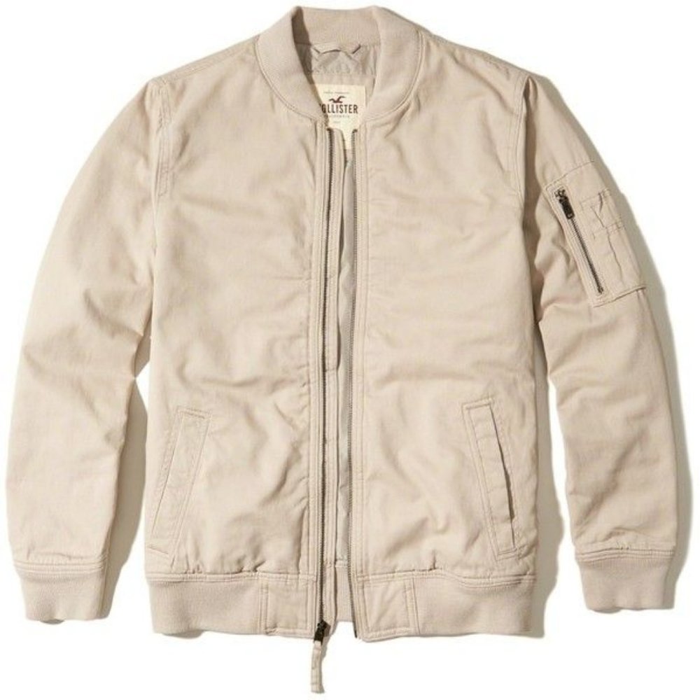 Hollister Twill Bomber Jacket
